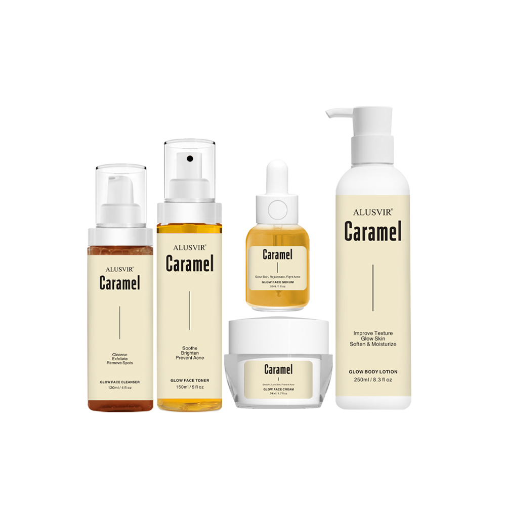 Caramel Glowing Skin Care Set